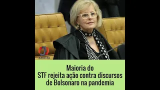 Maioria do STF rejeita ação contra discursos de Bolsonaro na pandemia