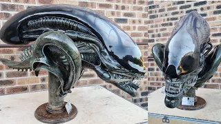 ALIEN: Big Chap Life Size Bust - Custom Statue by Bruce Hansing (Unboxing) [4K]