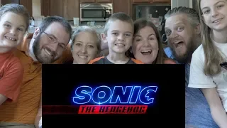 SONIC THE HEDGEHOG MOVIE TRAILER REACTION