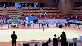 Lala Kramarenko Hoop Podium training VI Trofeu Internacional de Barcelona