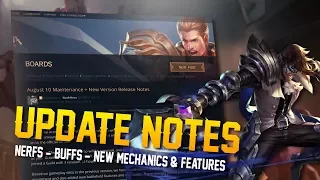 Arena of Valor News: FULL UPDATE NOTES! Nerfs/Buffs/New Features/Etc