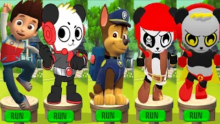 Tag with Ryan vs PAW Patrol Ryder Run - All Combo Panda Skins Unlocked All Characters Gameplay