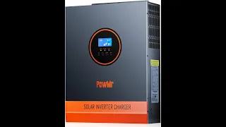 Converting my solar power to an all in one setup - PowMr 24v 3000w Solar inverter charger