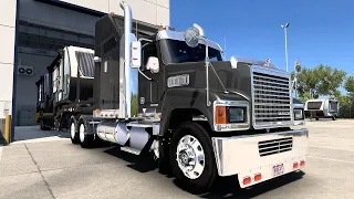 MACK CHU613 48-inch Flat Top Sleeper With Spoiler 415hp｜ATS American Truck Simulator Vanilla Map＃47