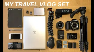 My TRAVEL VLOGGING CAMERA GEAR 2019!  | Camera Equipment for Travel & Food Videos 2019