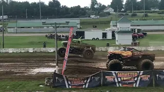 Monster Truck ThrowDown (Mansfield, Ohio 2022) Side by Side Racing Finals