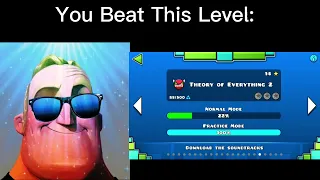 Mr. Incredible Becoming Canny (You Beat This Level) Geometry Dash