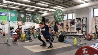 First Snatch after injury recovery  | Wingate Training Hall | Weightlifting | Nicole Rubanovich