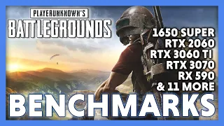 PlayerUnknown's Battlegrounds Benchmark | 16 GPUs | 1080p 1440p 4k | 2021