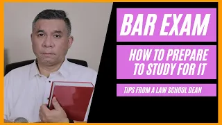 How to Prepare to Study for the Bar Exam. Tips from a law school dean