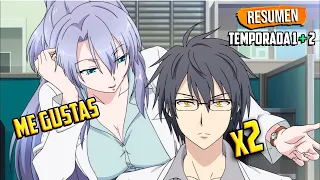 🍄SE AMAN pero QUIEREN COMPROBARLO con LA CIENCIA🍄 RIKEI GA KOI TEMPORADA 1 y 2 RESUMEN