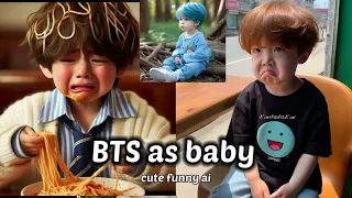 BTS as baby 👶cute funny BTS 💜 v jk |jimin Suga jin|| RM jhope BTS 💜||BTS videos