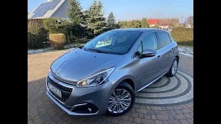 Peugeot 208 ALLURE 2019r 1.2 Benzyna Salon Polska 35tysięcy kilometrów