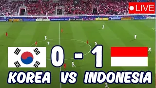 🔴 TIMNAS U23 GEGERKAN DUNIA -  INDONESIA VS KOREA - PEMAIN ABROAD TAMPIL MENGGILA