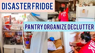 ULTIMATE MOBILE HOME CLEAN WITH ME PANTRY FRIDGE ORGANIZE CHEAP GROCERY HAUL SMALL KITCHEN DECLUTTER