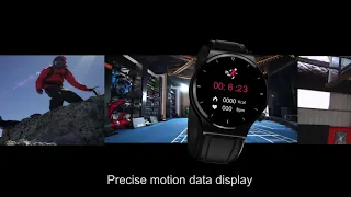 Full Touch Screen Round Sport Smart Watch Heart Rate Monitor Body Temperature Custom LOGO Smartwatch