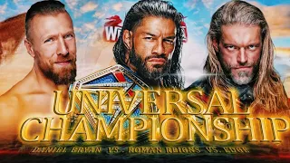 WWE 2K20 Daniel Bryan vs Roman Reigns vs Edge fot the Universal Championship Wrestlemania 37