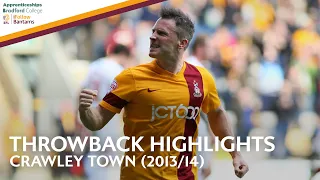 THROWBACK HIGHLIGHTS: Bradford City 2-1 Crawley Town