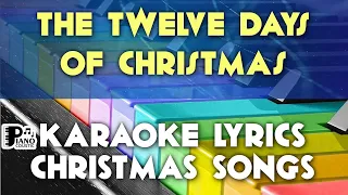 THE TWELVE DAYS OF CHRISTMAS CHRISTMAS SONGS KARAOKE LYRICS VERSION PSR S975