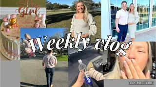 WEEKLY VLOG // traveling, baby shower, cute outfits