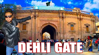 4K Walk in Delhi Gate Bazar and Masjid Wazir Khan || Pakistan Incredible 4k walking tour in lahore..