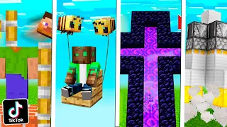 TOP 10 TIK TOKS CREADOS EN MINECRAFT TROLEROTUTOS