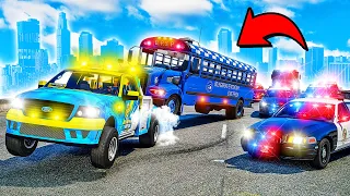 Prison Bus got REPO'd in GTA 5! And... THEY were NOT happy!