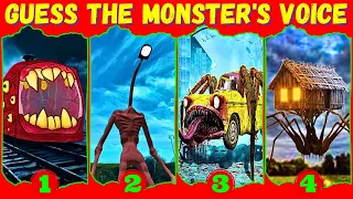 Guess Monster Voice Train Eater, Light Head, Car Eater, Spider House Head Coffin Dance