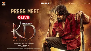 KD - The Devil | Press Meet LIVE  | Prem's | Dhruva Sarja | Arjun Janya | KVN Productions