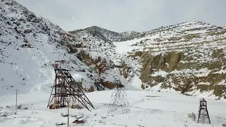 Drone Into Historic United Verde Copper Mine in Jerome Arizona