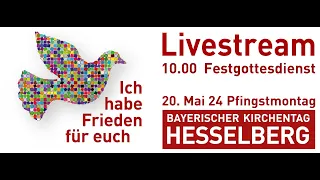 Bayerischer Kirchentag auf dem Hesselberg - Festgottesdienst und Grußworte