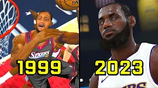 Evolution of NBA 2K 1999 2023 #androidgames4k  #android #evolution