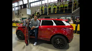 Anthony Joshua Surprises Employees at Jaguar Land Rover