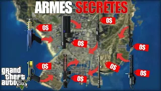 GTA 5 - Emplacements des Armes Secrètes et Rares (Fusil à impulsion, Lance-roquettes et autres)