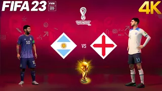 FIFA 23 - Argentina Vs England - FIFA World Cup Final Qatar | PS5™ Gameplay [4K 60FPS] Next Gen