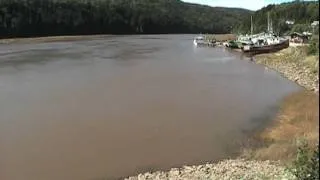 Bay of Fundy Tide Time-Lapse, Upper Salmon River