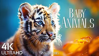 Baby Animals 4K UltraHD -  Explore The World Of Cute Baby Animals With Relaxing Music