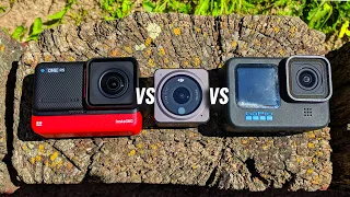 GOPRO 10 vs Insta360 ONE RS vs DJI ACTION 2 Español 🆚 The Winner❓❓