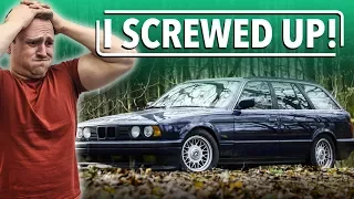 I Screwed Up By Buying An Old BMW Project Car!