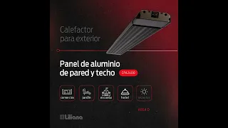 Calefactor para Exteriores Panel de Aluminio con Wifi CPA2400 - Electrodomésticos Liliana