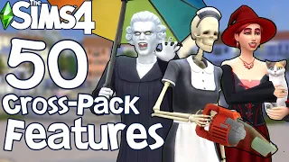 The Sims 4: 50 CROSS PACK FEATURES!