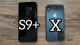 Samsung Galaxy S9+ vs iPhone X in 2023