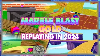 Replaying Every Marble Blast Gold Level in 2024 (4K)
