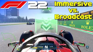 F1 22 - Immersive vs. Broadcast: NEW Formation Lap, Safety Car & Pit Stops