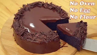 No Oven Chocolate Cake [Only 3 Ingredients]