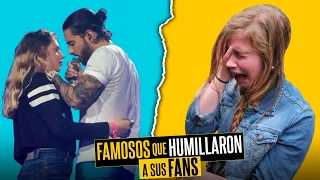 10 Famosos que humillaron a sus fans