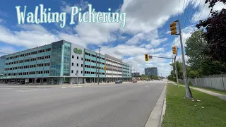 Walking Bayly Street in Pickering Ontario 8/2/2022