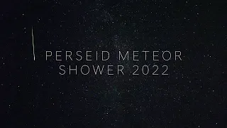 Perseid Meteor Shower 2022  -  Real Time 4k From A Deserted Beach