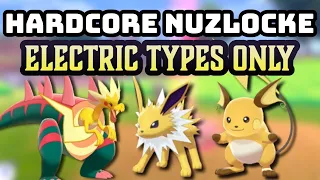 Pokemon Shield Hardcore Nuzlocke - Electric Types Only! (No items, No overleveling)