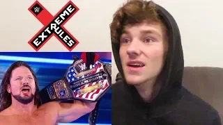 AJ Styles Wins US Championship Reaction!! | WWE Extreme Rules 2019